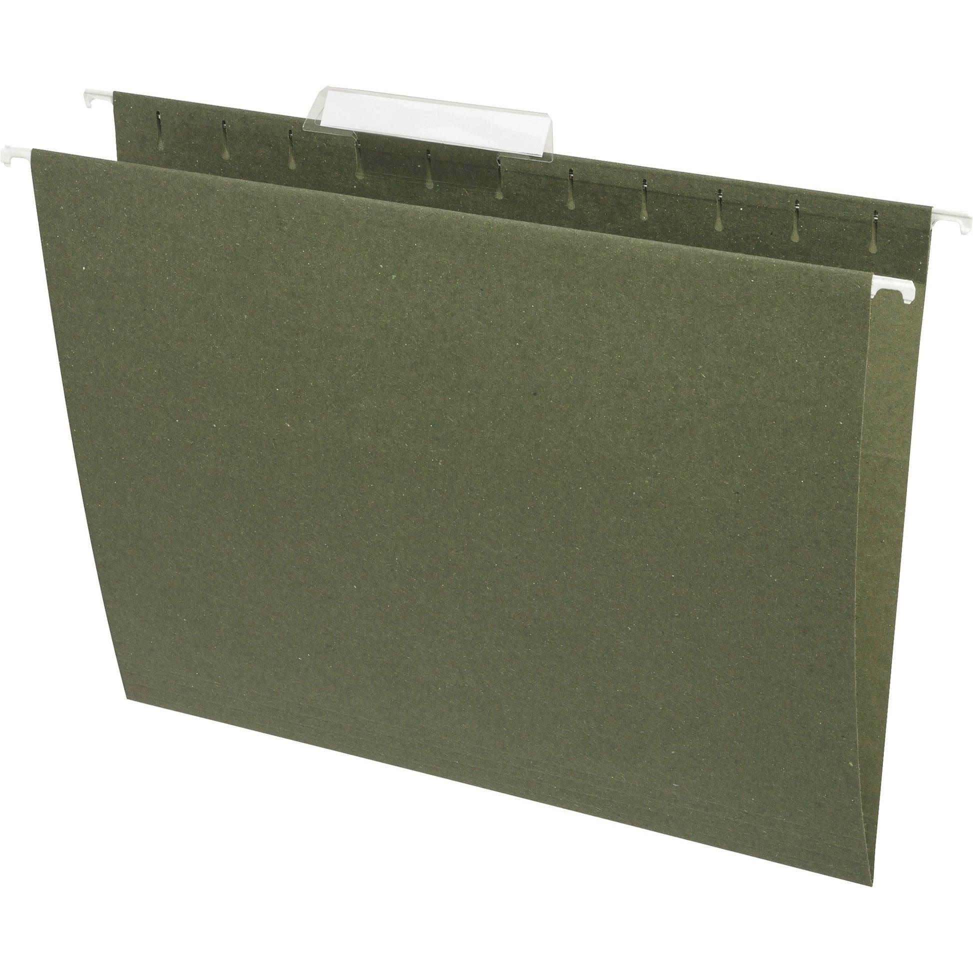 Business Source 1/3 Tab Cut Letter Recycled Hanging Folder (17532)