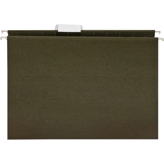 Business Source 1/5 Tab Cut Letter Recycled Hanging Folder (17533)