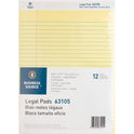 Business Source Micro-Perforated Legal Ruled Pads (63105)