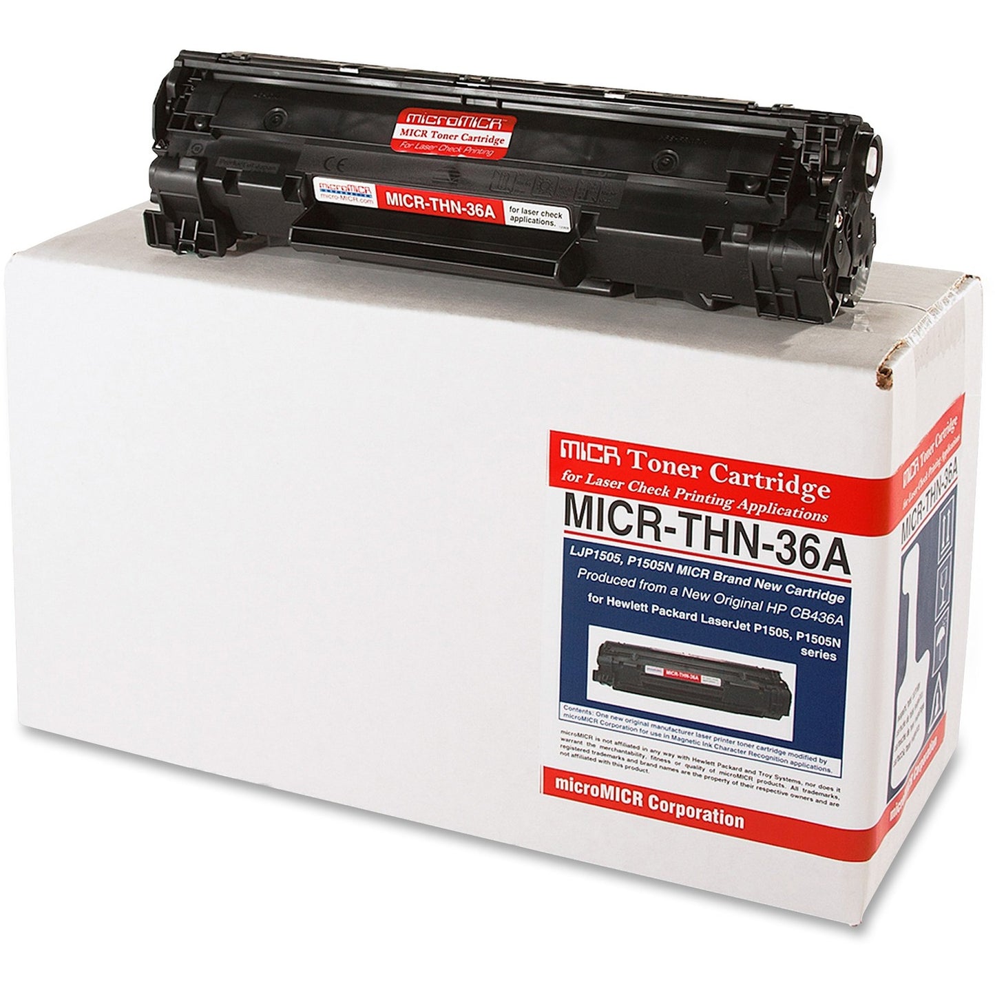 microMICR MICR Toner Cartridge - Alternative for HP 36A (MICRTHN36A)