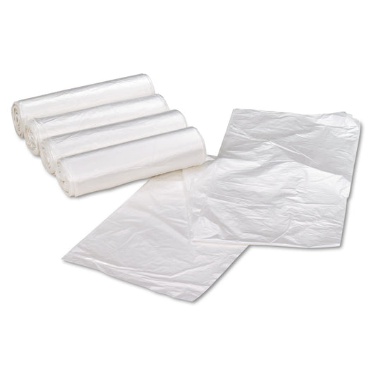 Ultra Plus Can Liners, 33 gal, 11 mic, 33" x 40", Natural, 10 Bags/Roll, 10 Rolls/Carton (WHD3339)