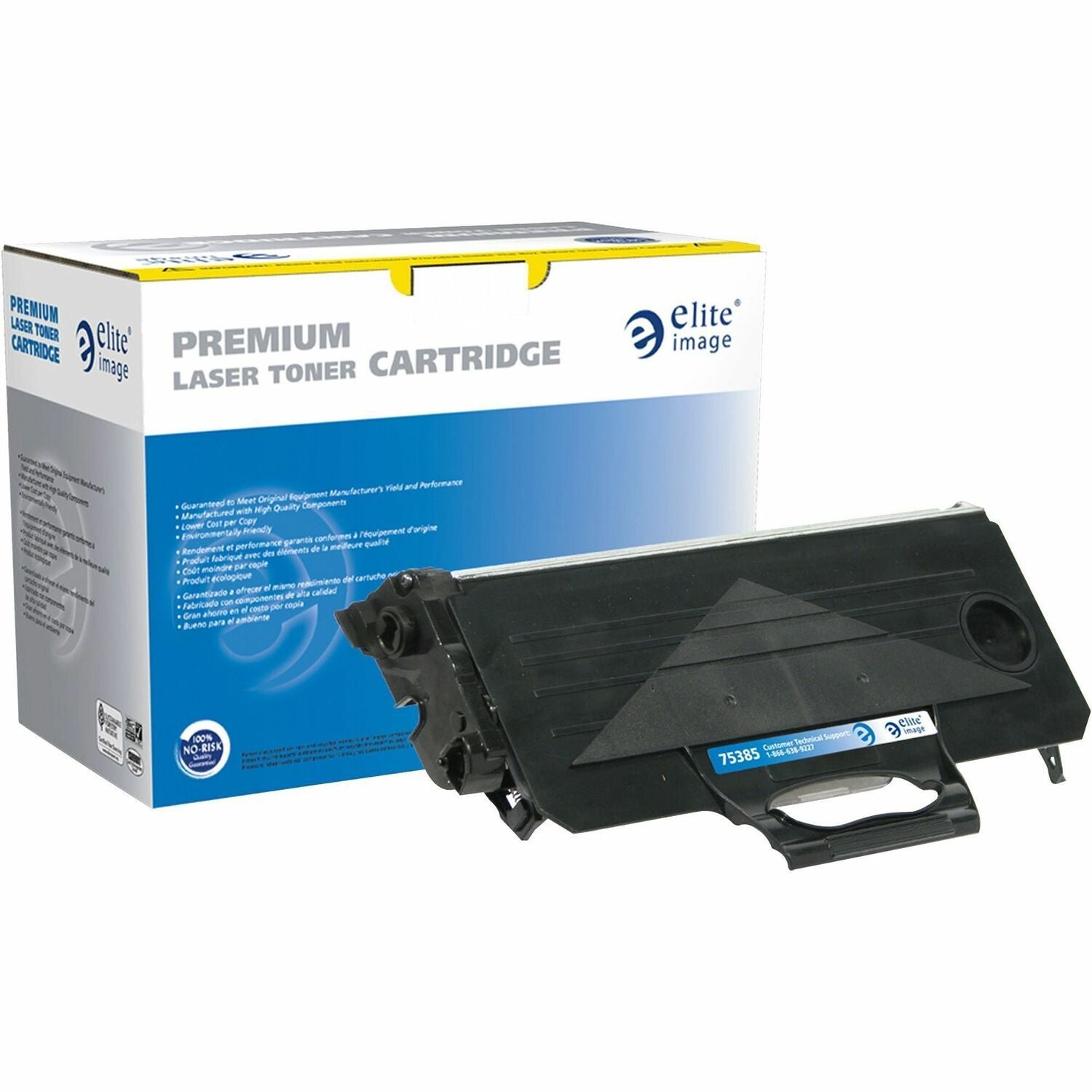 Elite Image Remanufactured High Yield Laser Toner Cartridge - Alternative for Brother TN360 - Black - 1 Each (75385)