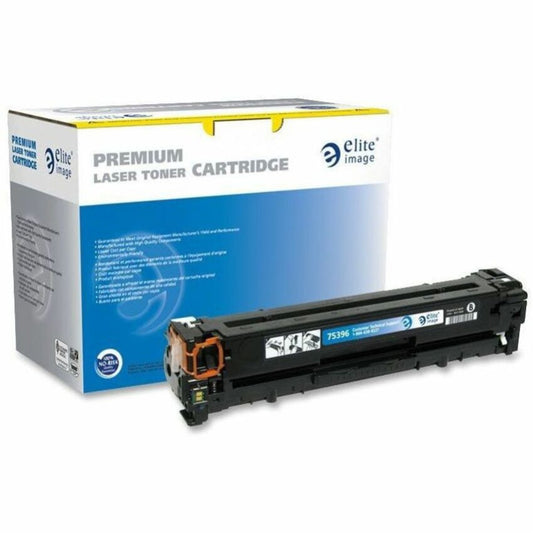 Elite Image Remanufactured Laser Toner Cartridge - Alternative for HP 125A (CB540A) - Black - 1 Each (75396)