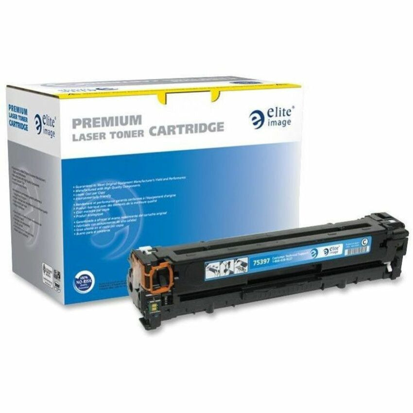 Elite Image Remanufactured Laser Toner Cartridge - Alternative for HP 125A (CB541A) - Cyan - 1 Each (75397)
