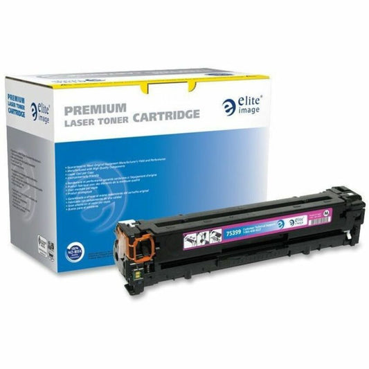 Elite Image Remanufactured Laser Toner Cartridge - Alternative for HP 125A (CB543A) - Magenta - 1 Each (75399)