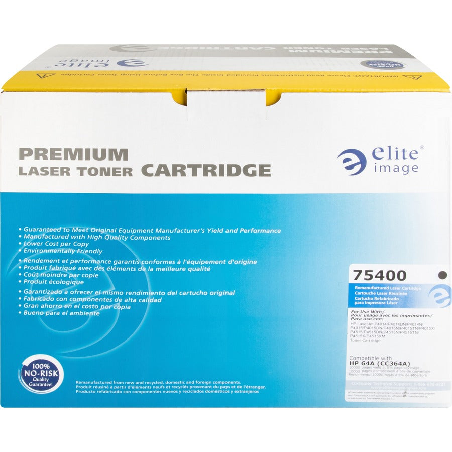 Elite Image Remanufactured Toner Cartridge - Alternative for HP 64A (CC364A) (75400)