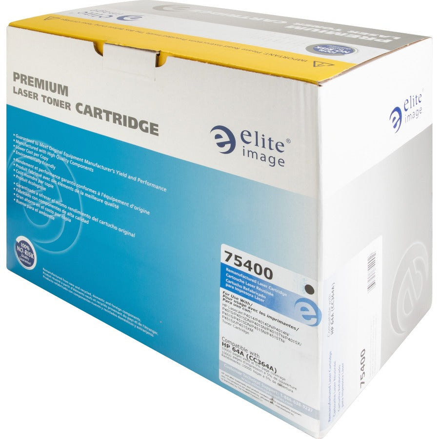 Elite Image Remanufactured Toner Cartridge - Alternative for HP 64A (CC364A) (75400)