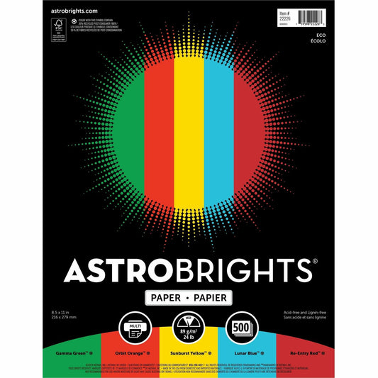 Astrobrights Color Paper - Assorted (22226)