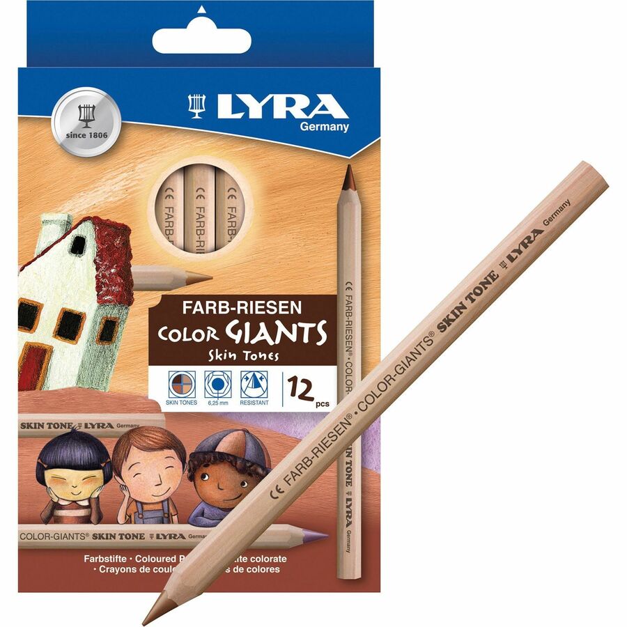 Lyra Color-Giants Skin Tone Colored Pencils (3931124)