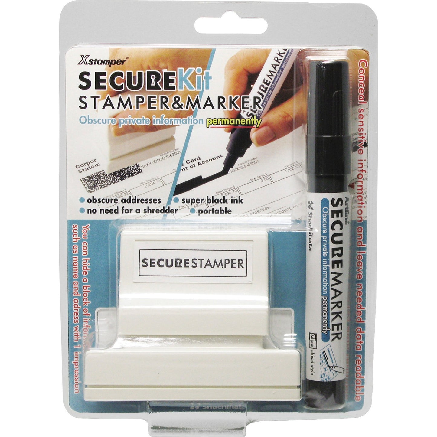 Xstamper Secure Privacy Stamp Kit (35303)