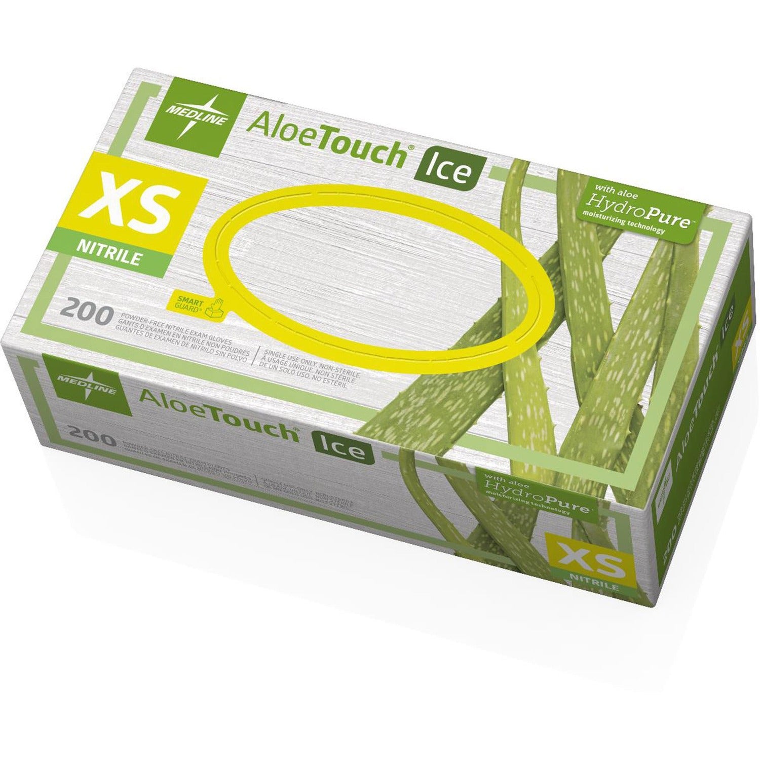 Medline Aloetouch Ice Nitrile Gloves (MDS195283)