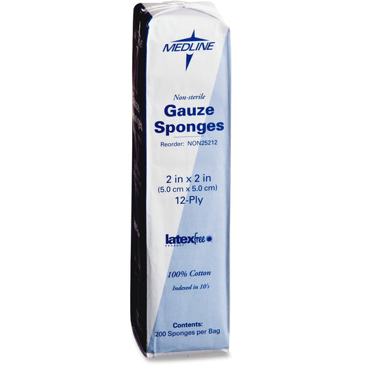 Medline Nonsterile Woven Gauze Sponges (NON25212)