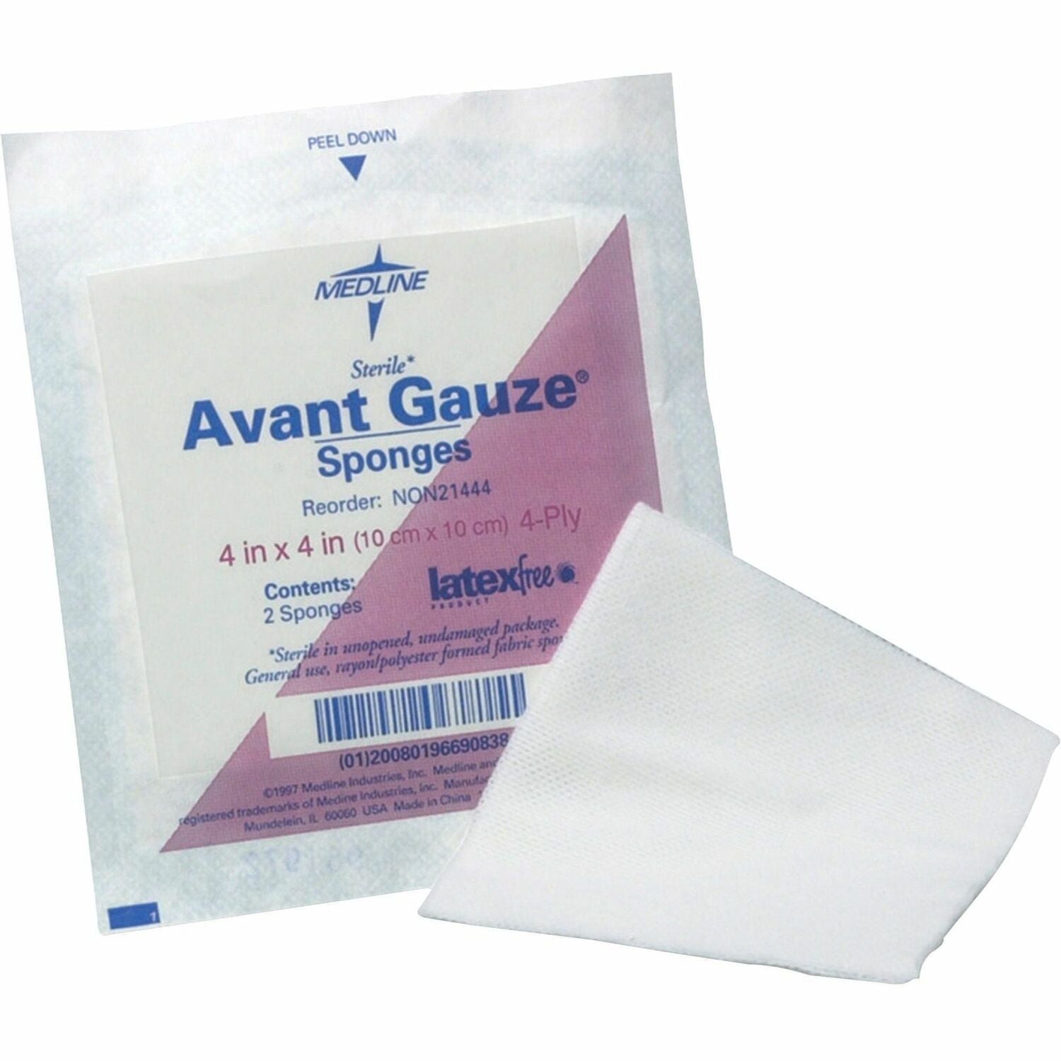 Medline Avant Nonsterile Gauze Nonwoven Sponges (NON25334)