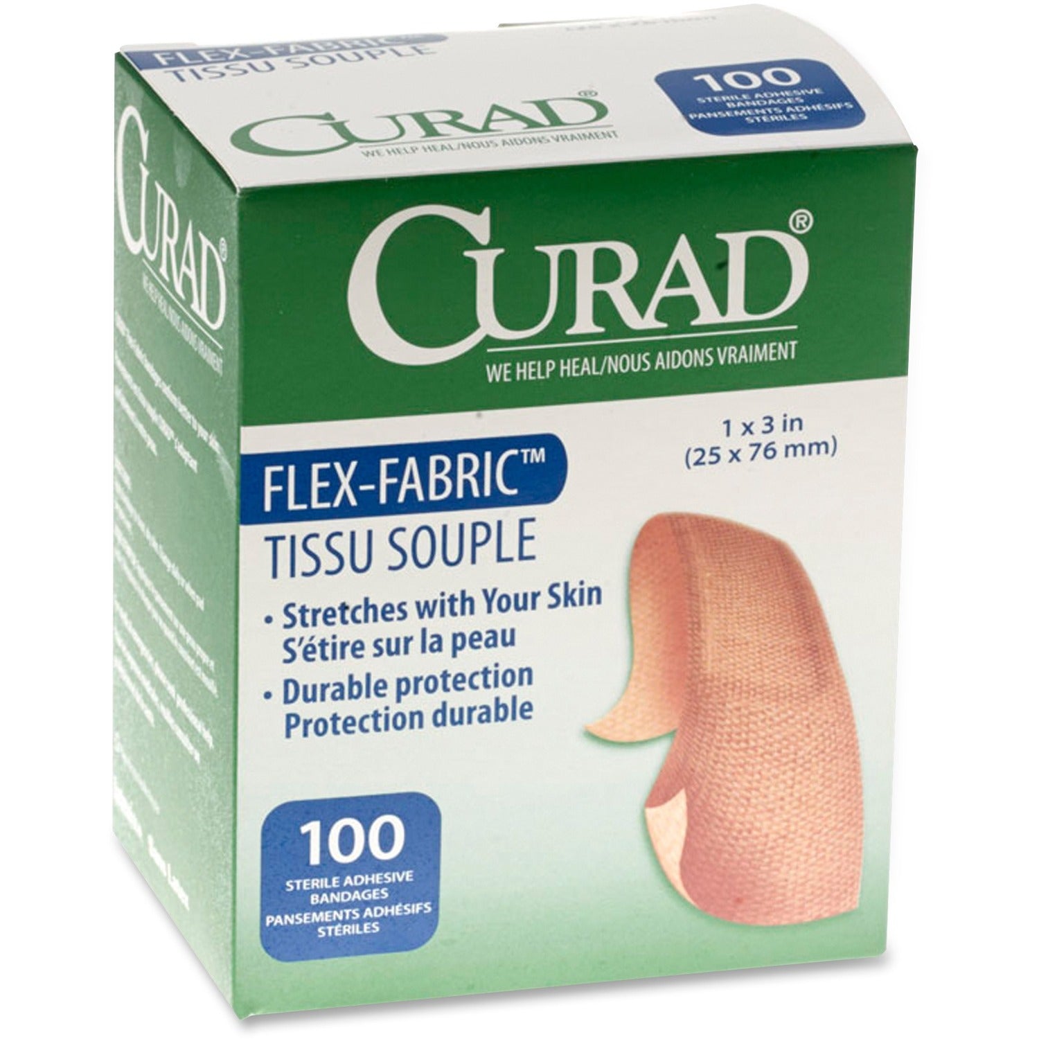 Medline Comfort Cloth Adhesive Fabric Bandages (NON25660)