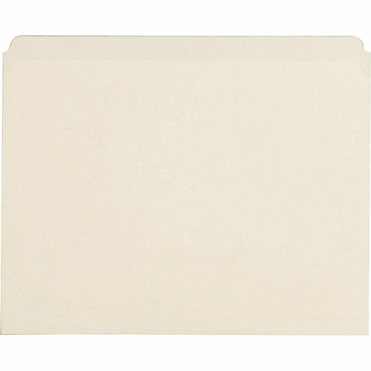 Business Source Straight Tab Cut Letter Recycled Top Tab File Folder (43565)