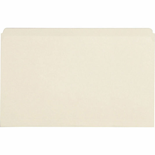 Business Source Straight Tab Cut Legal Recycled Top Tab File Folder (43566)