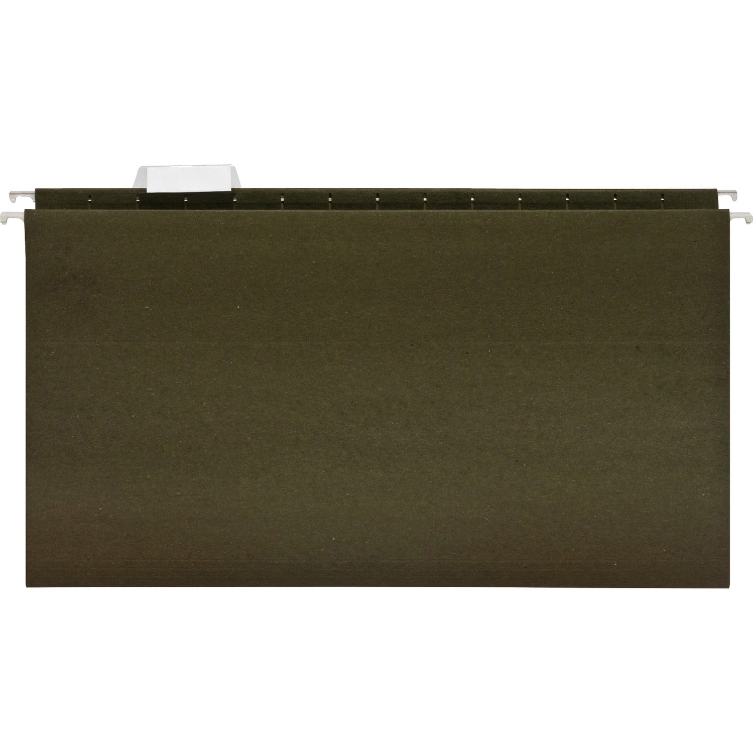 Business Source 1/5 Tab Cut Legal Recycled Hanging Folder (43570)