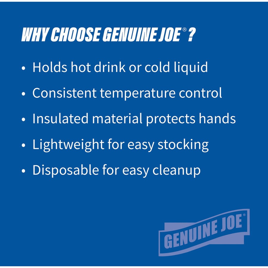 Genuine Joe 8 oz Hot/Cold Foam Cups (58550)