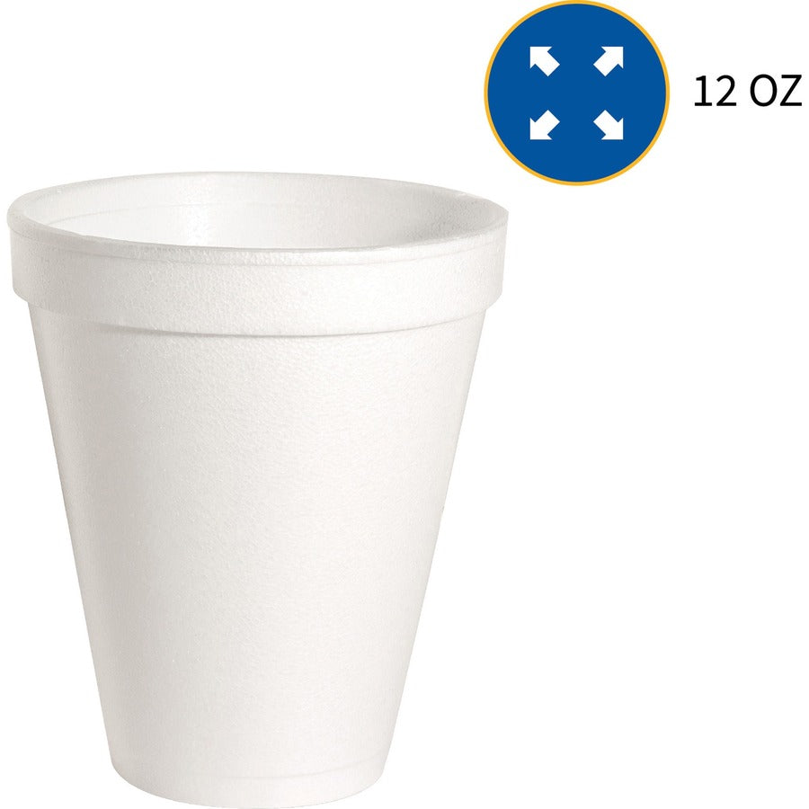 Genuine Joe 12 oz Hot/Cold Foam Cups (58552)