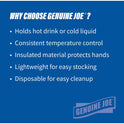 Genuine Joe 12 oz Hot/Cold Foam Cups (58552)