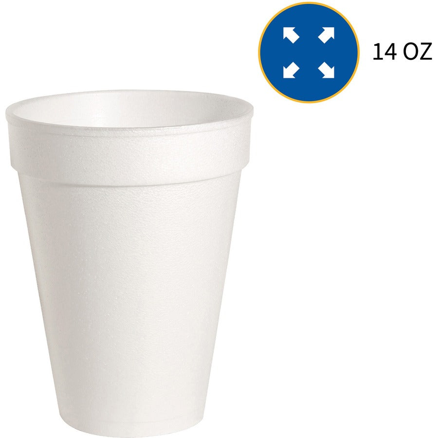 Genuine Joe 14 oz Hot/Cold Foam Cups (58553)