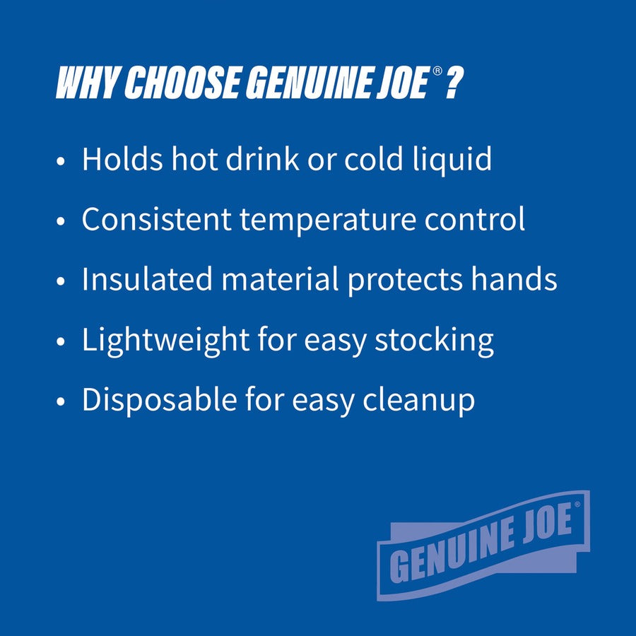 Genuine Joe 16 oz Hot/Cold Foam Cups (58554)