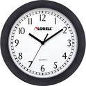 Lorell 9" Round Wall Clock (60987)