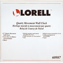 Lorell 9" Round Wall Clock (60987)