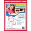 C-Line Reusable Dry Erase Pocket - Study Aid (40814)