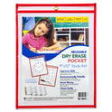 C-Line Reusable Dry Erase Pocket - Study Aid (40814)