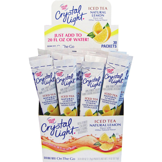 Crystal Light On-The-Go Ice Tea Flavored Drink Mix Sticks (00757)