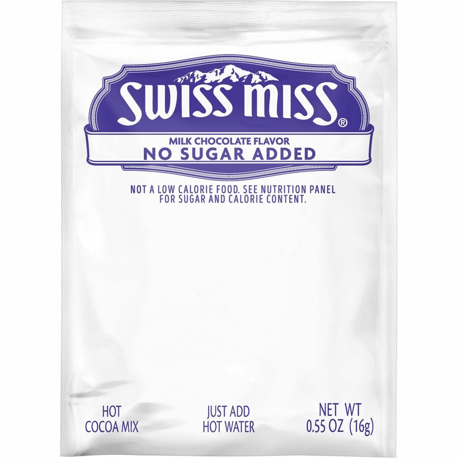 Swiss Miss Milk Chocolate No Sugar Added Cocoa Mix Packets (HUN55584)