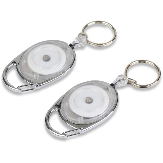 Tatco Reel Key Chain with Chrome Carabiner (58200)