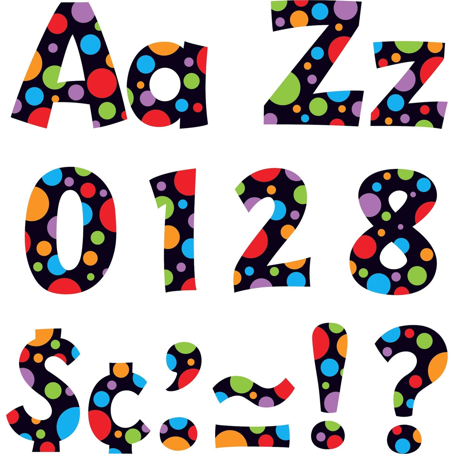 Trend Ready Letter Neon Dots (79754)