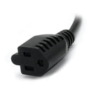 StarTech 1ft Power Extension Cord C14 To 5-15r (PAC100)