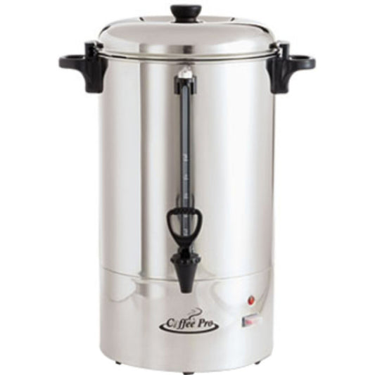 Coffee Pro Stainless Steel Commercial Percolating Urn (CP80)