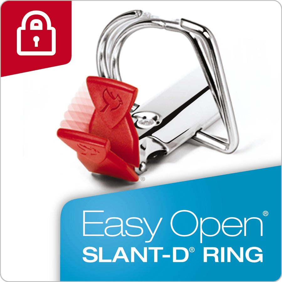 Cardinal EasyOpen Clearvue Slant D-Ring Binders (10350CB)