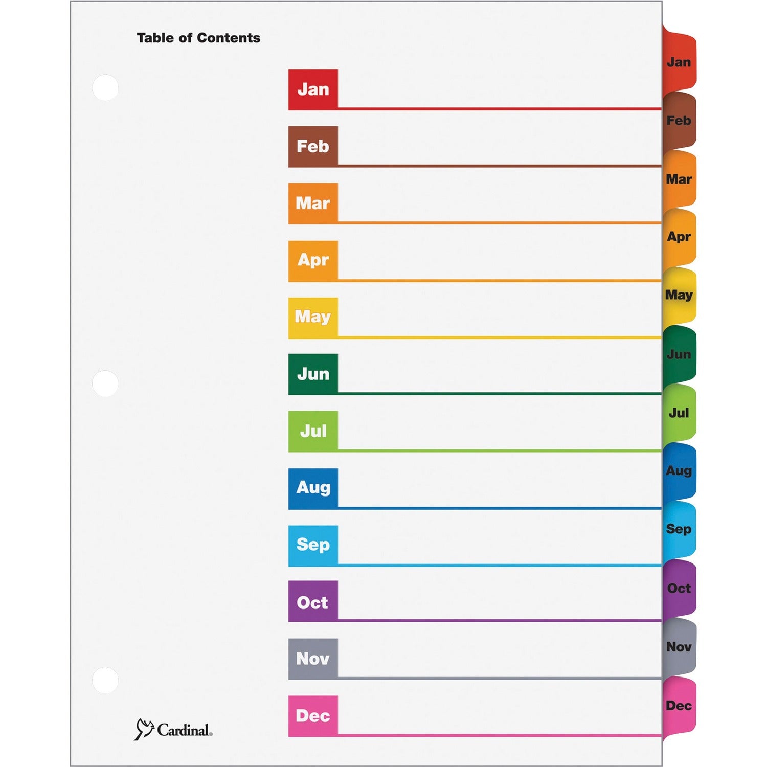 Cardinal OneStep Monthly Index System (60318CB)