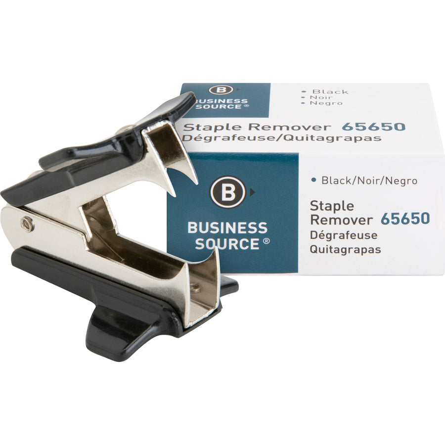 Business Source Nickel-plated Teeth Staple Remover (65650)