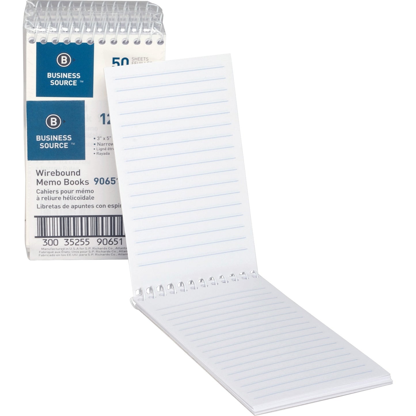 Business Source Wirebound Memo Books (90651)