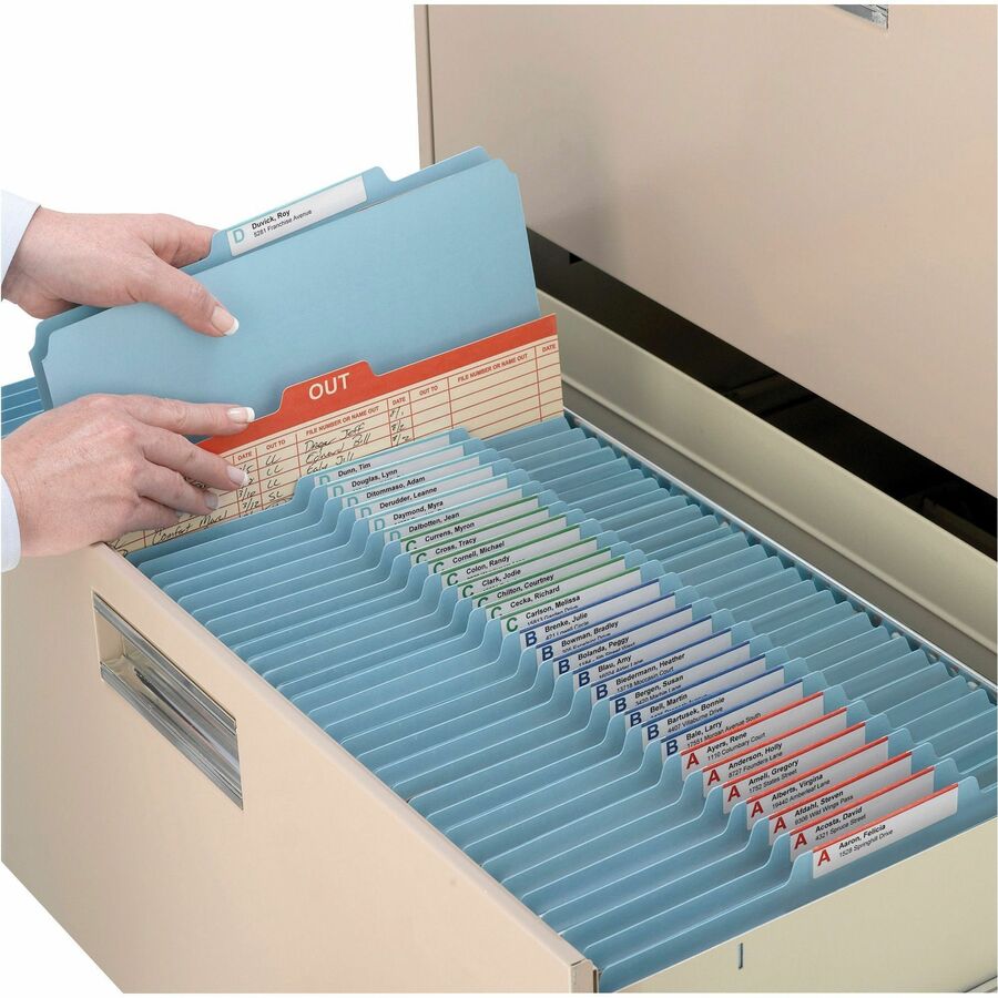 Smead 2/5 Tab Cut Letter Recycled Classification Folder (13721)