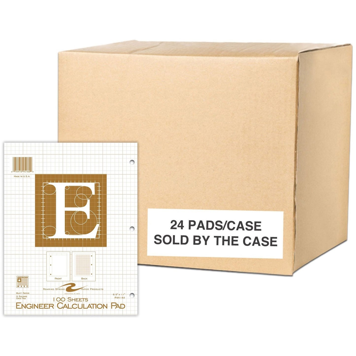 Roaring Spring 5x5 Grid Engineering Pad (95182)