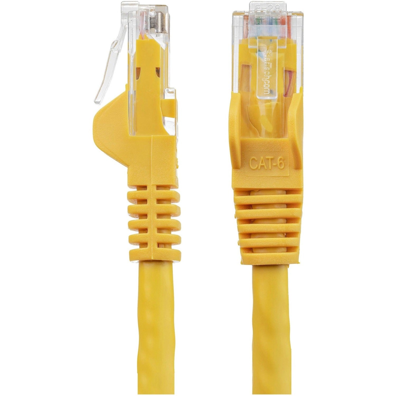 StarTech 10ft Cat6 Ethernet Cable Yellow 100w Poe (N6PATCH10YL)