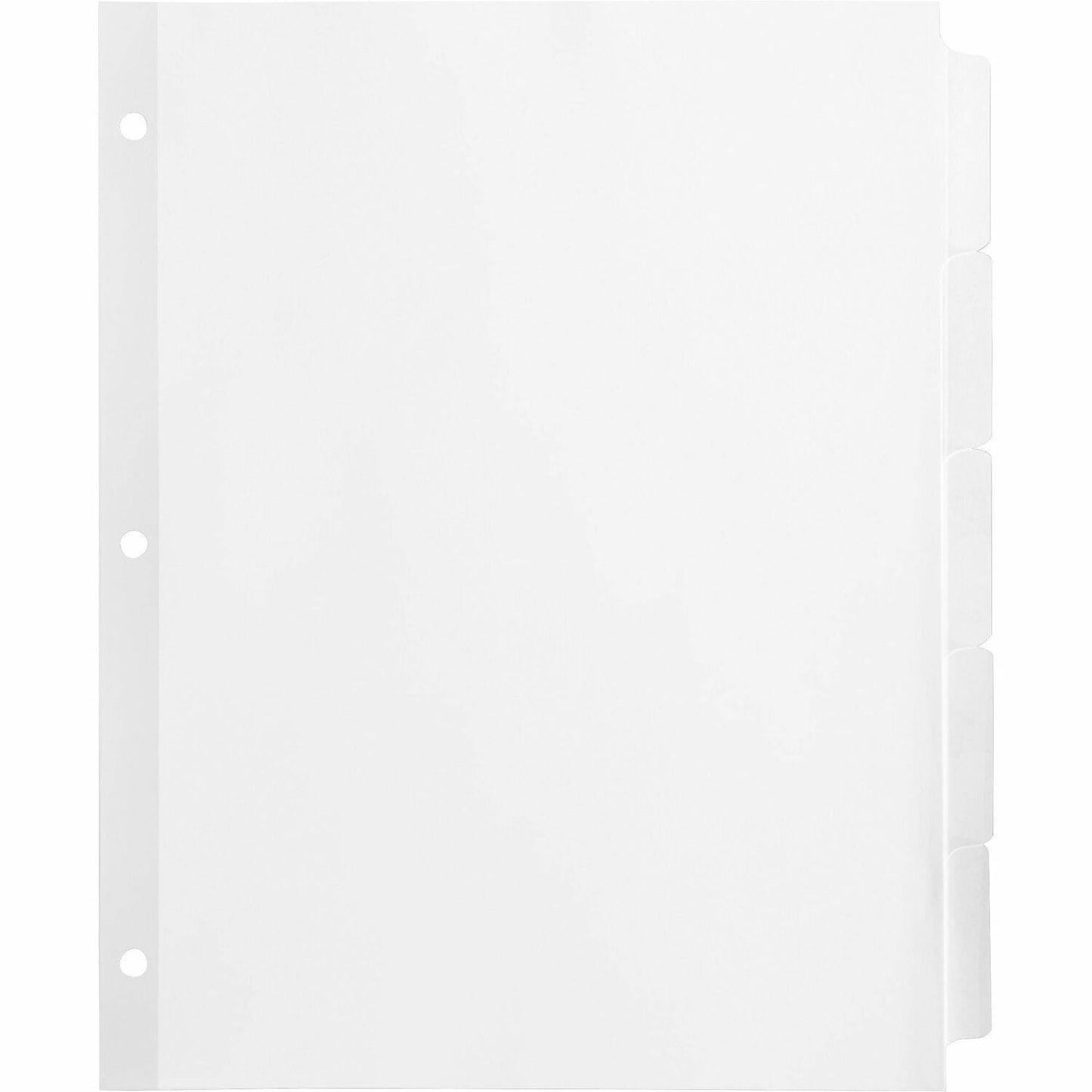Business Source Reinforced Hole Punched Indexes (36683)