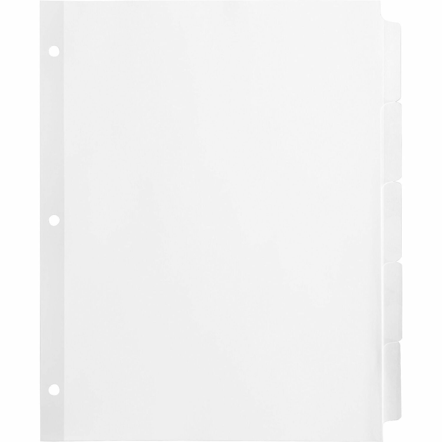 Business Source Reinforced Hole Punched Indexes (36683)