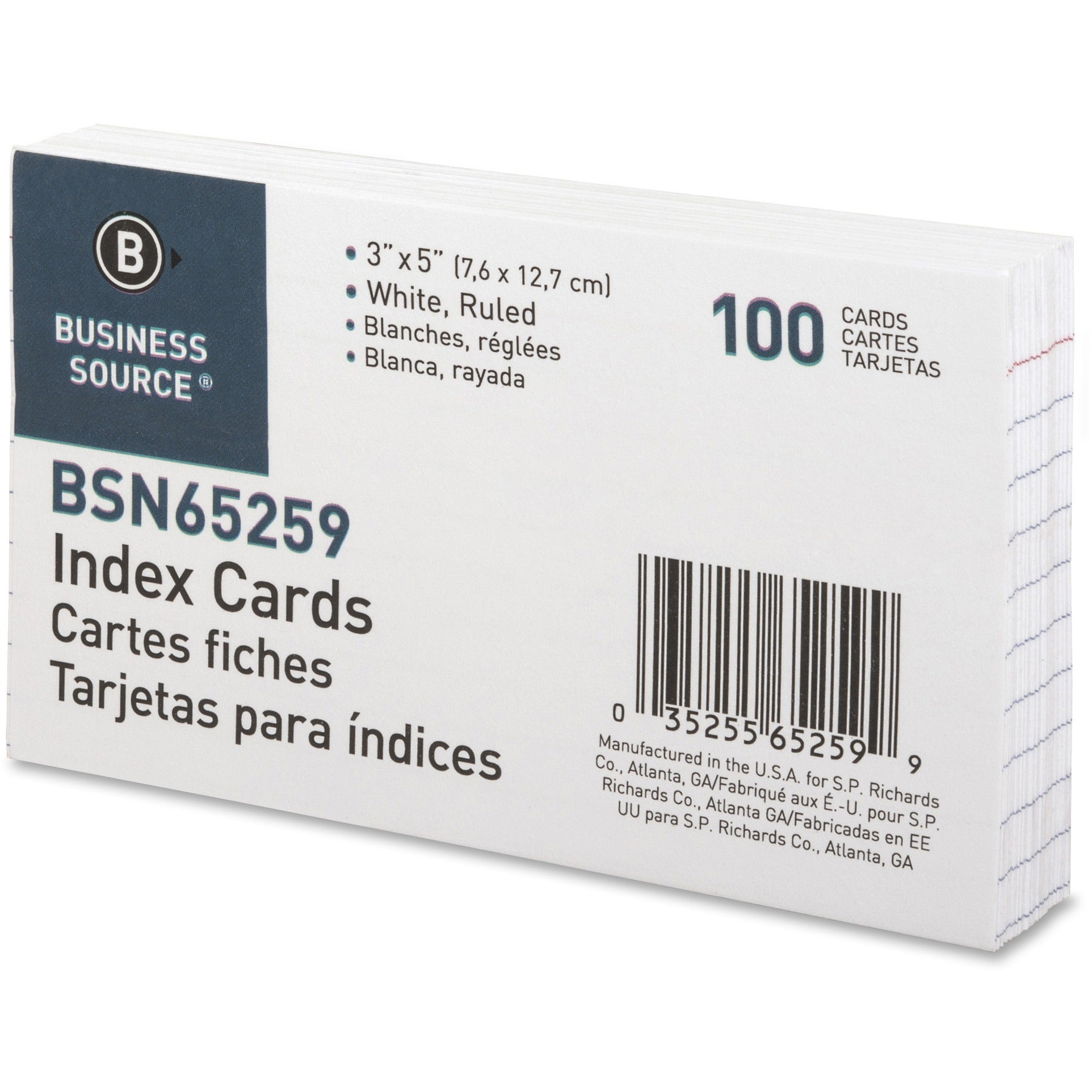 Business Source Ruled Index Cards (65259)