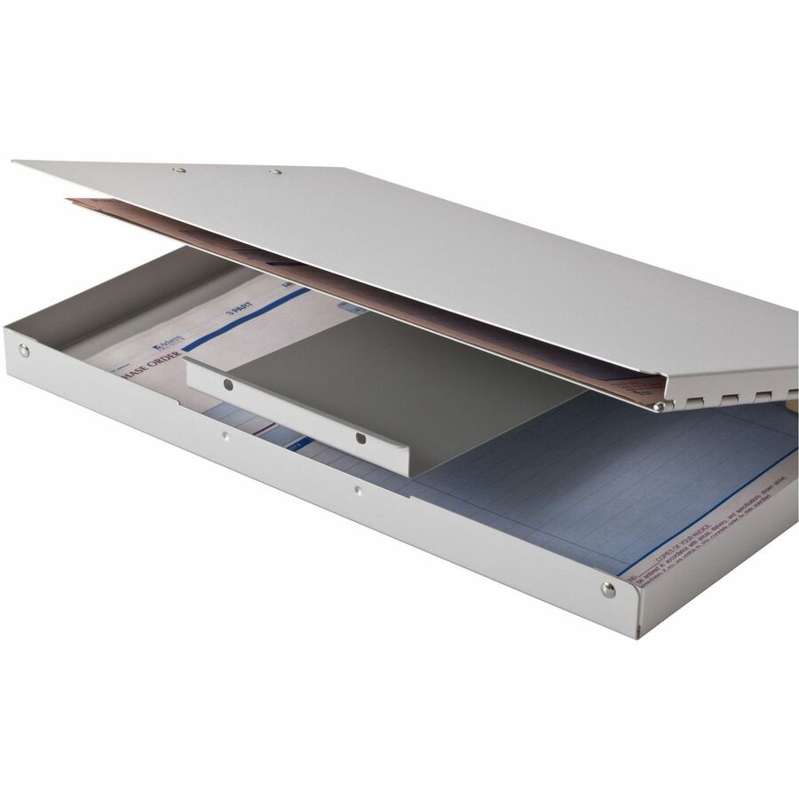 Business Source Anodized Aluminum Form Holder (28555)