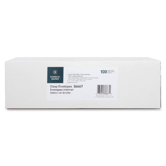 Business Source Heavy-duty Clasp Envelopes (36667)