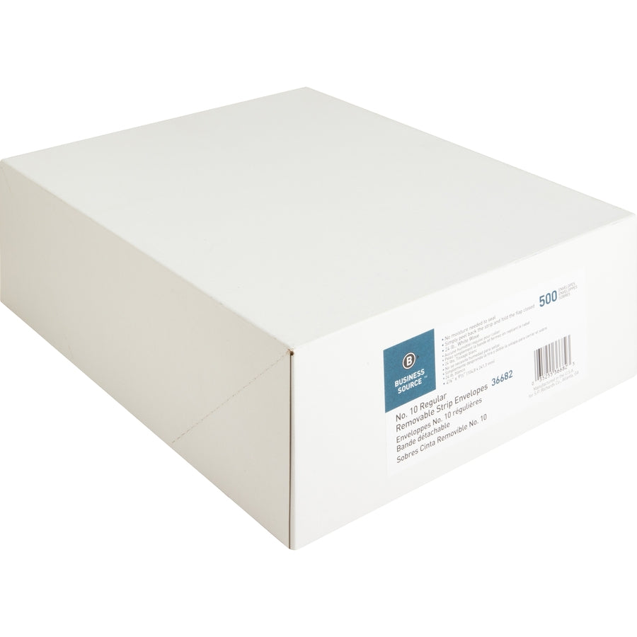 Business Source Regular Tint Peel/Seal Envelopes (36682)