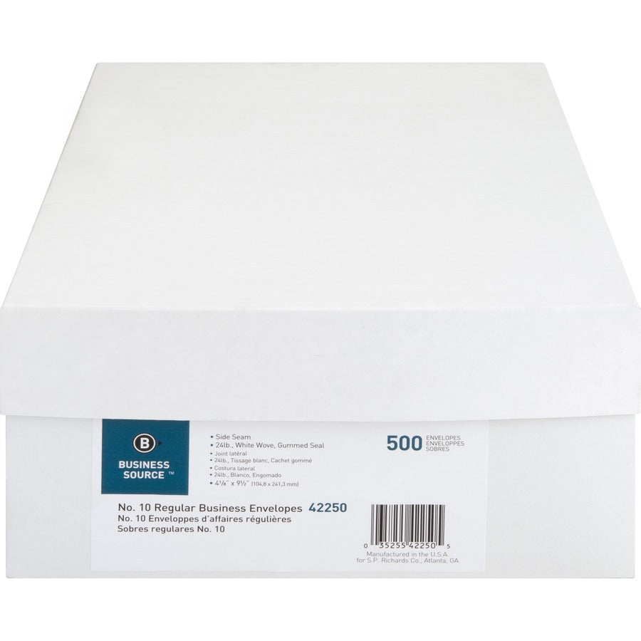 Business Source Regular Business Envelopes (42250)